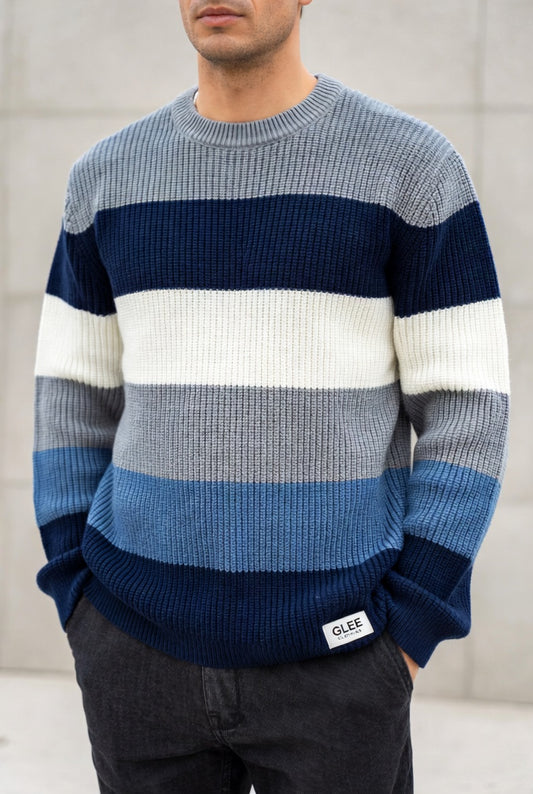 Striped Knit Sweater